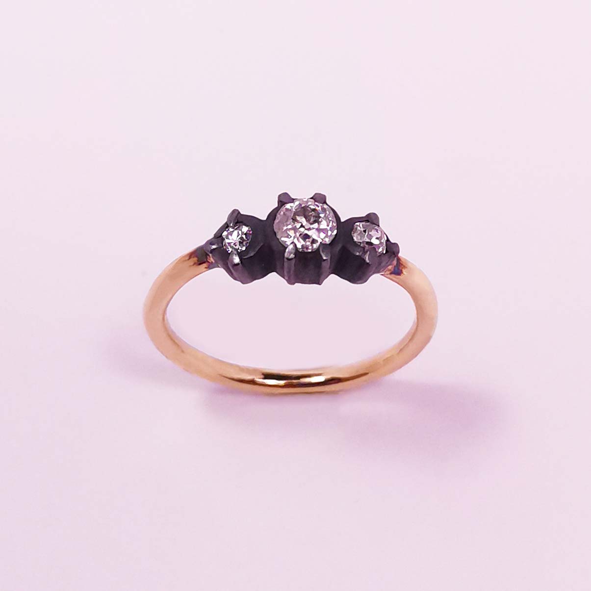 Кольцо "Старинное" с бриллиантами 0,43 карата