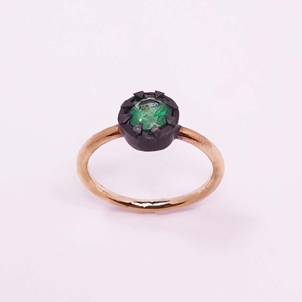 Кольцо "Старинное" с изумрудом  0,59 карат