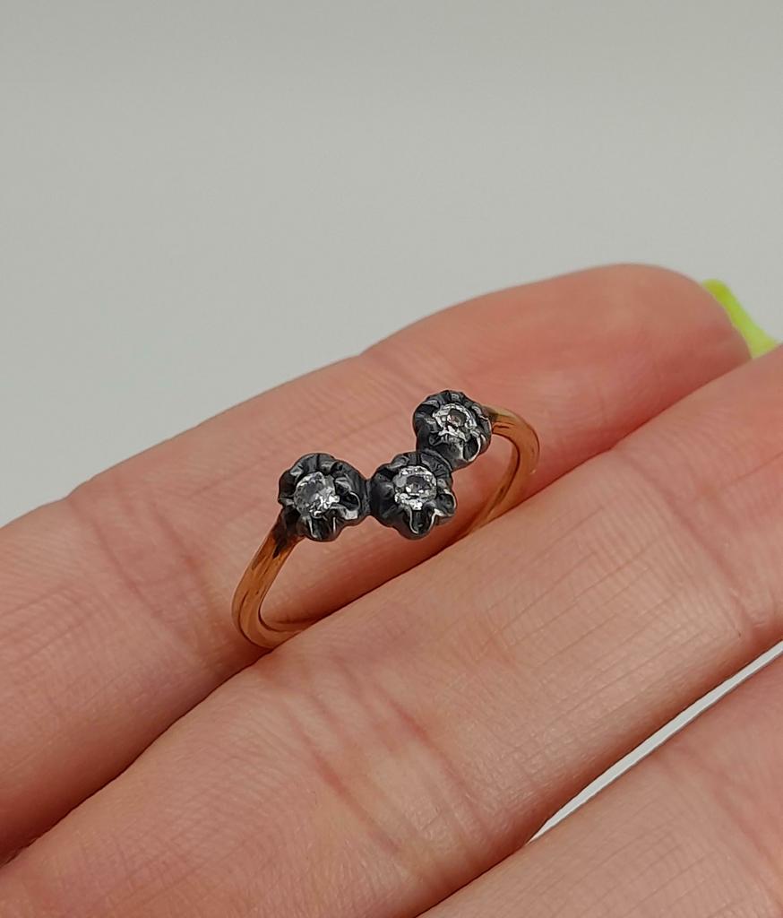 Трио винтажных бриллиантов