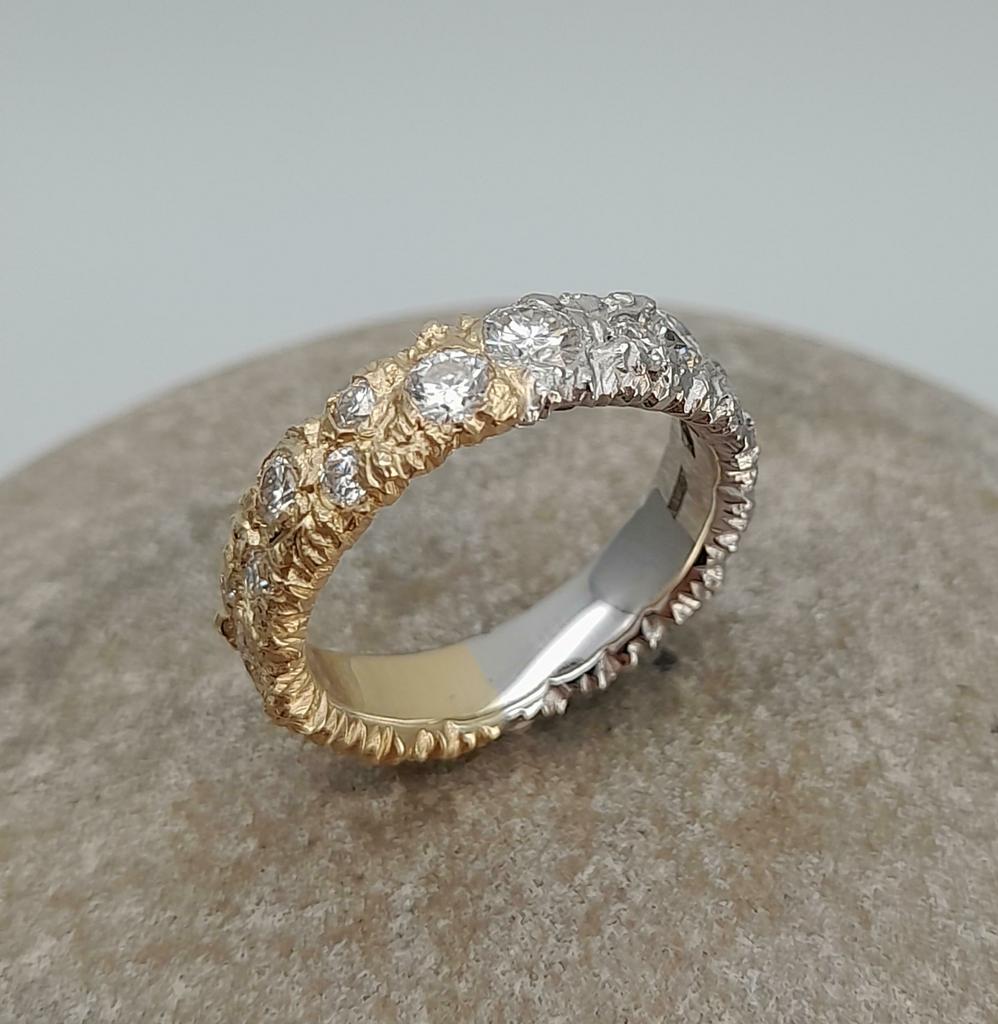 Кольцо "Дикое" в ручной технике /на заказ/