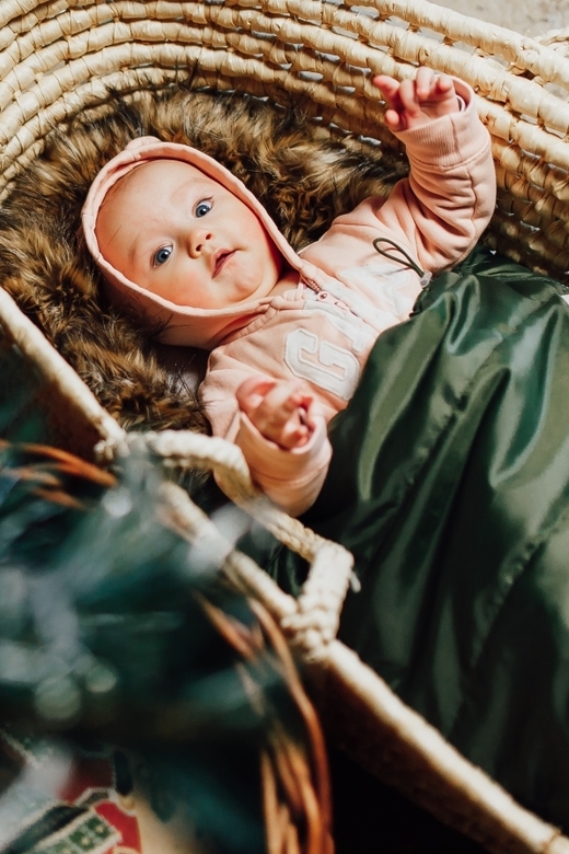 Конверт в коляску зимний (до -15*) хаки с мехом