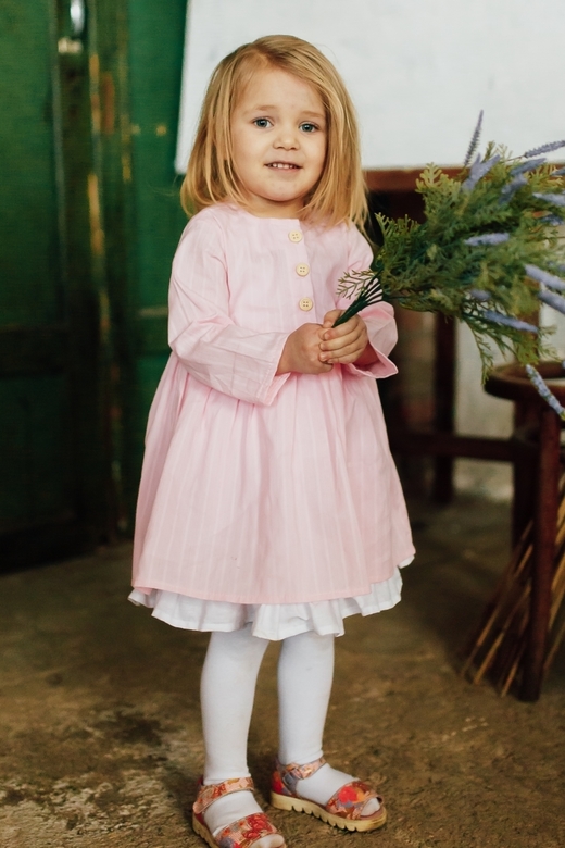 Платье ELLIE хлопок розовый