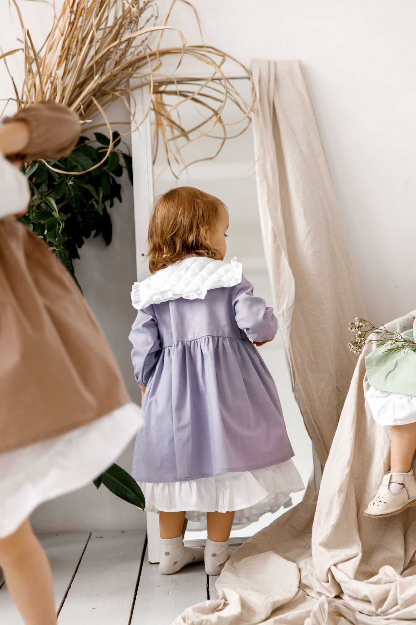 Платье ELLIE хлопок лаванда