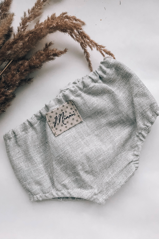 Трусы хлопок светло-серый меланж