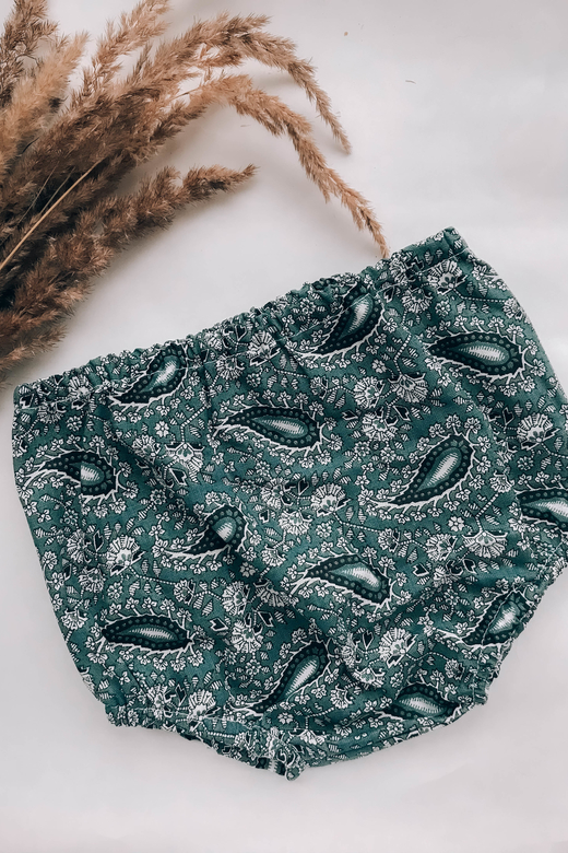 Трусы хлопок "огурцы" пыльно-синий