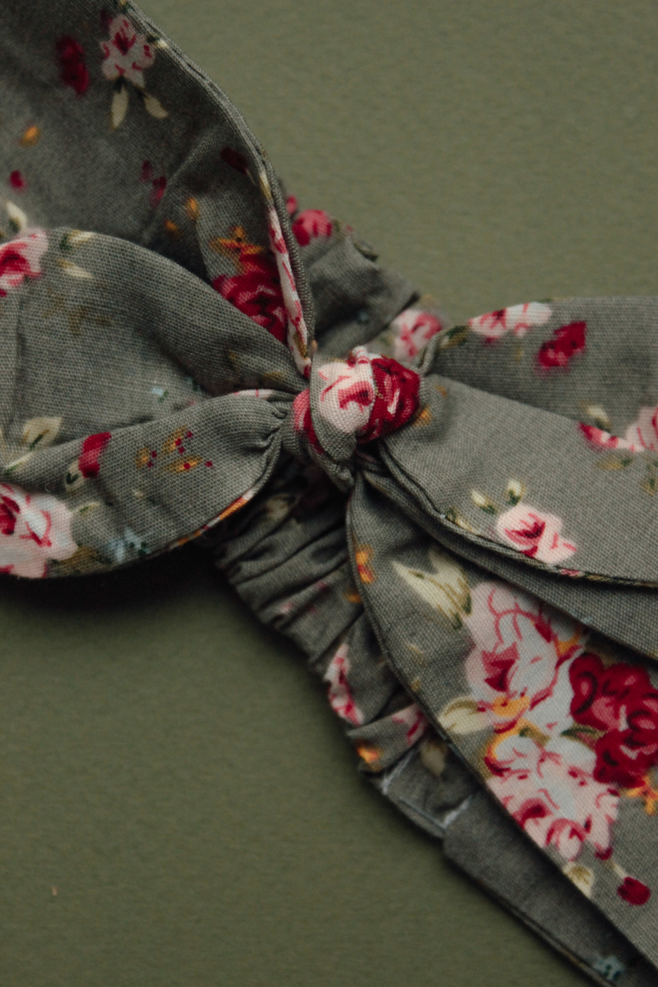 Повязка "солоха" полулён цветы