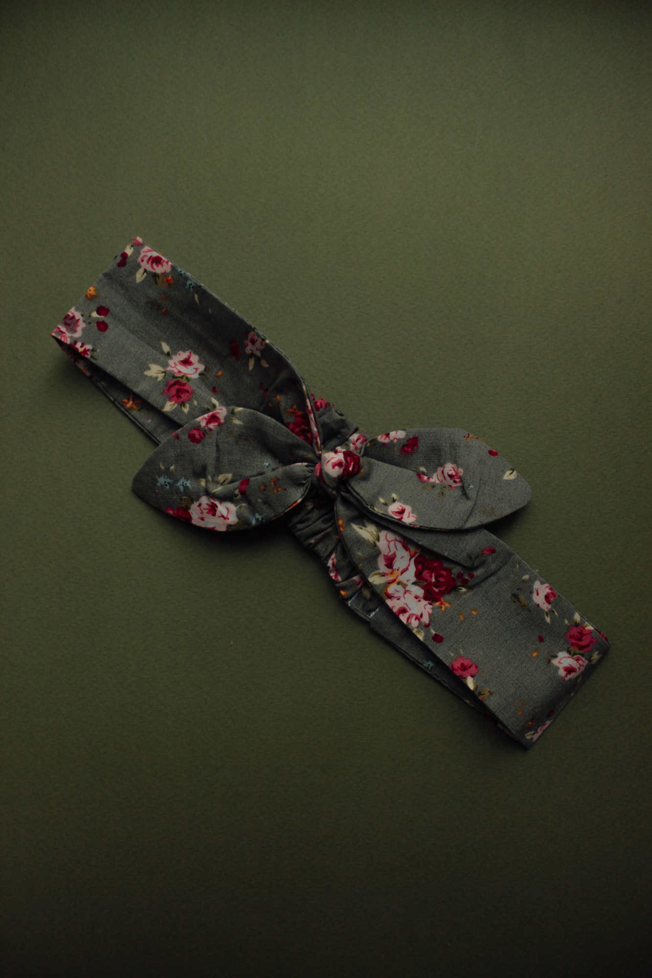 Повязка "солоха" полулён цветы