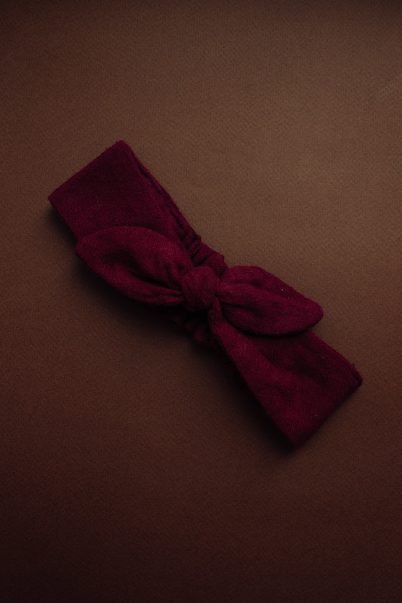 Повязка "солоха" хлопковая фланель бордо