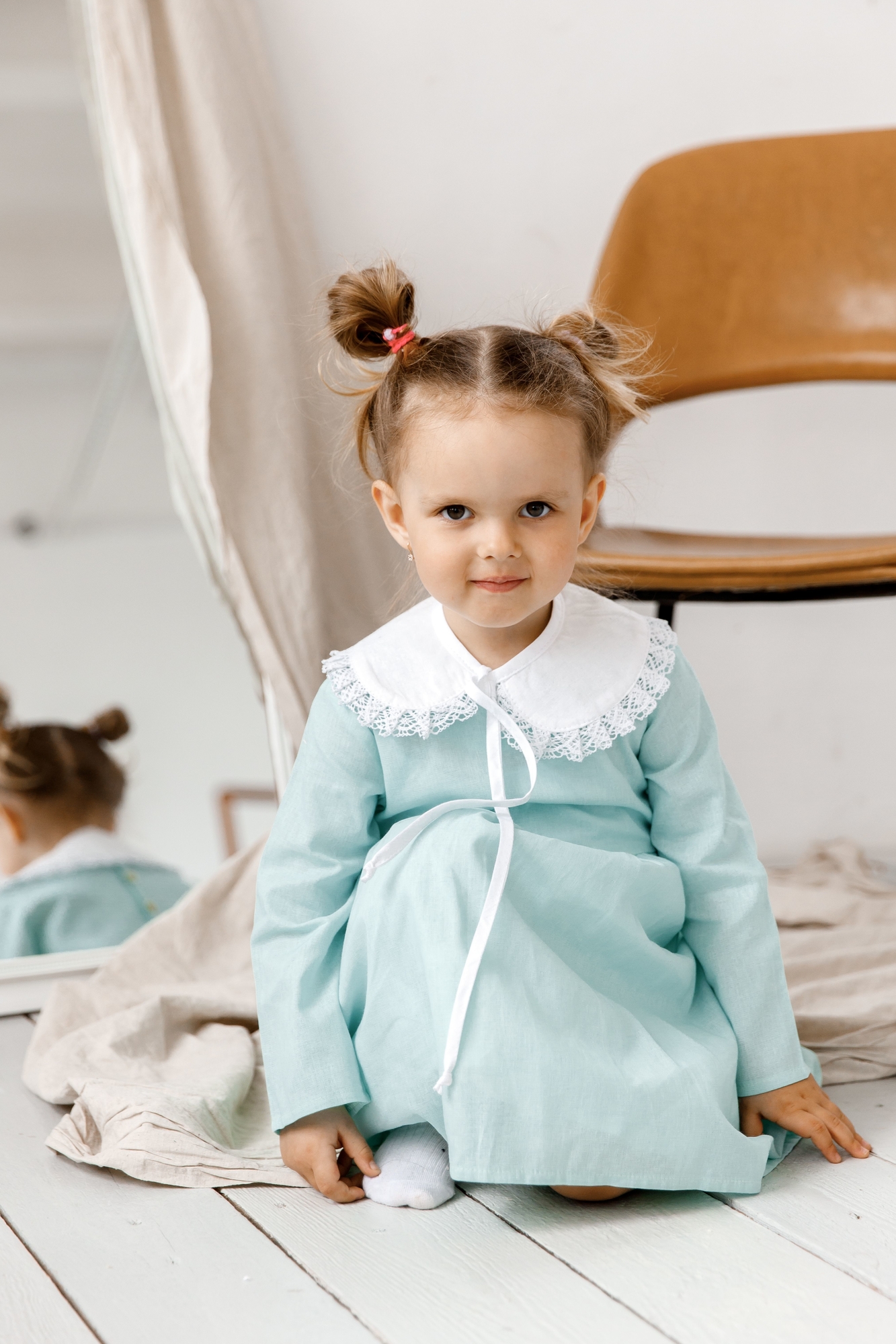 Платье ELLIE хлопок мята