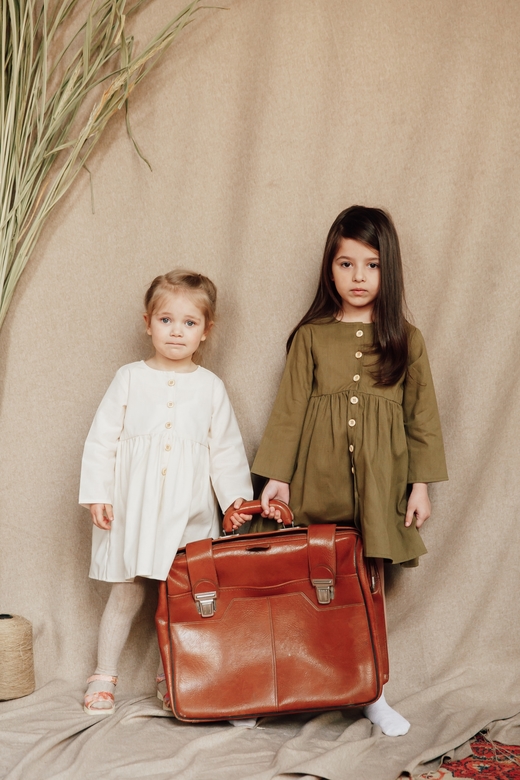 Платье KYLIE хлопок хаки