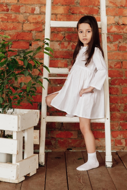 Платье KYLIE хлопок белый