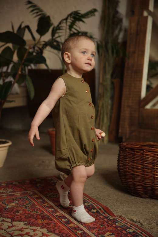 Боди хлопок хаки