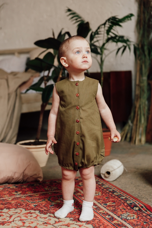 Боди хлопок хаки