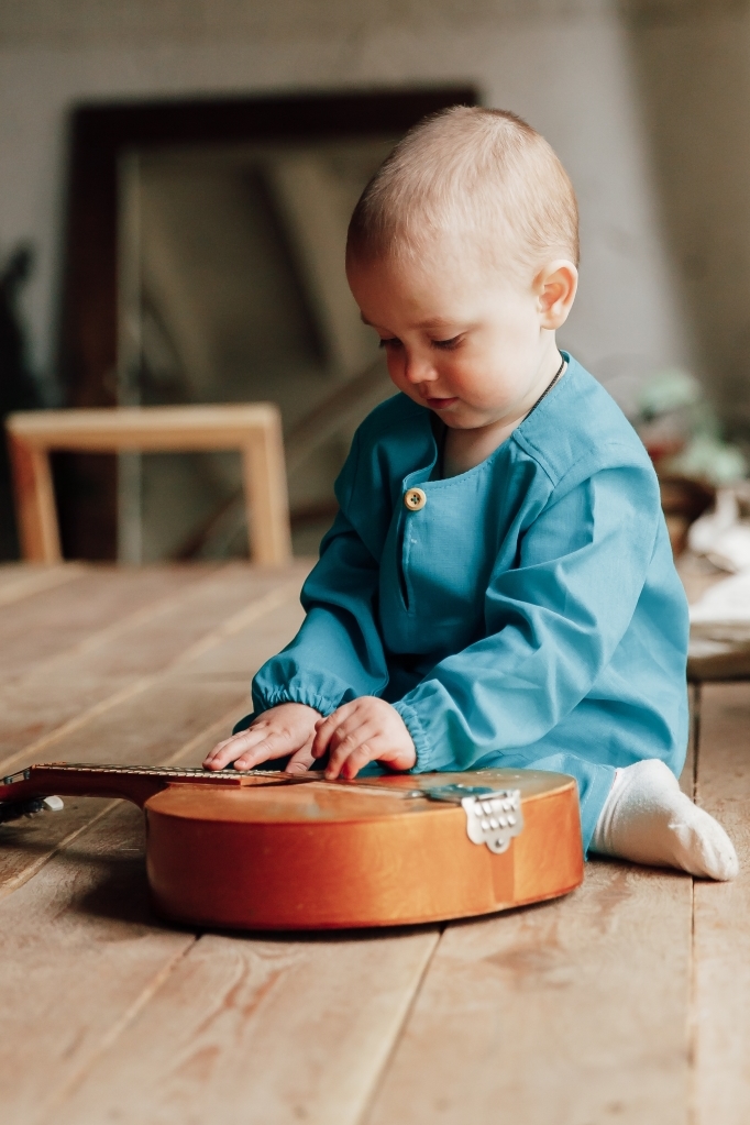 Рубашка унисекс из хлопка цвет "бирюза"