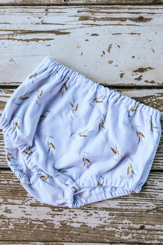 Трусы хлопок веточки на сером (петельный трикотаж)