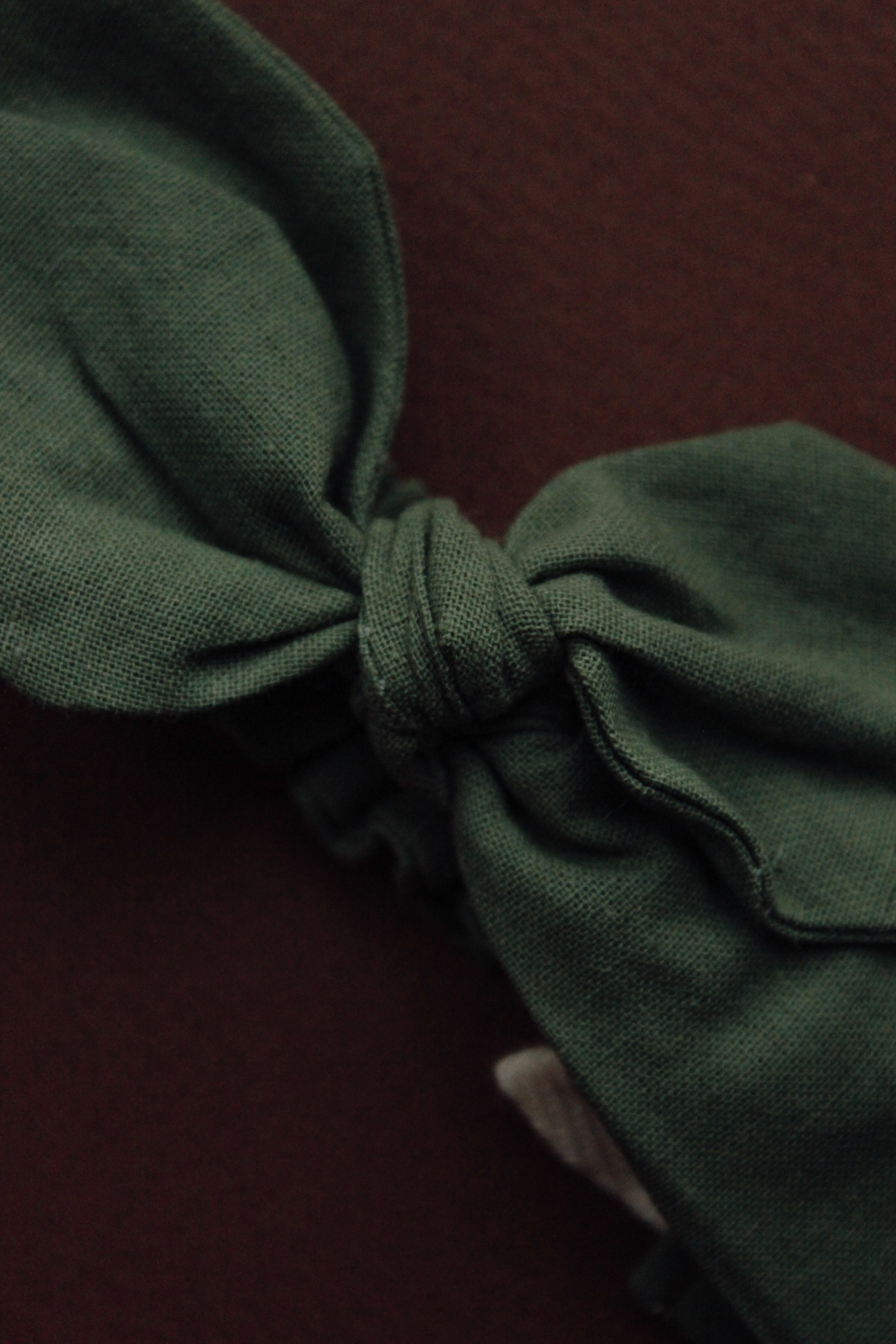 Повязка "солоха" хлопок пыльно-зеленый