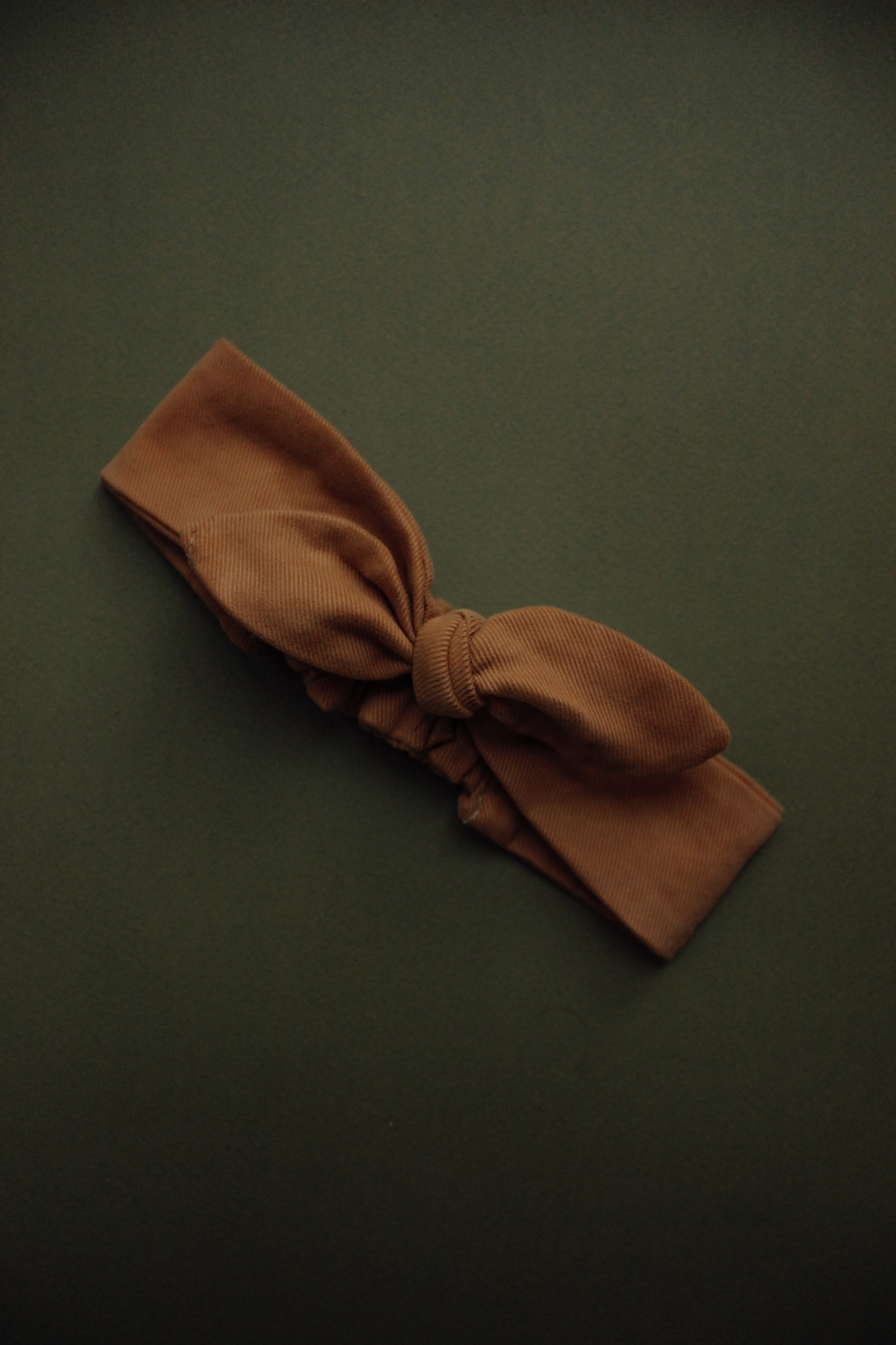 Повязка "солоха" плотный хлопок кэмэл