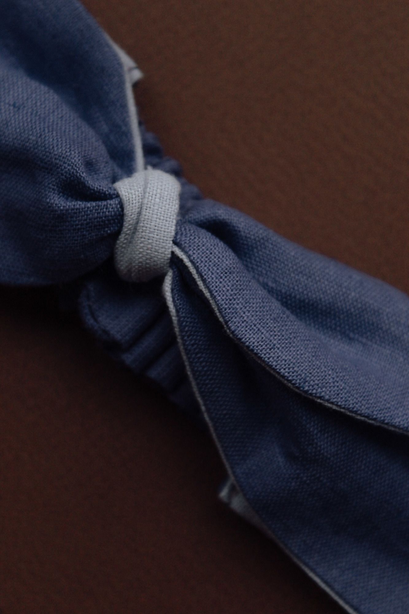 Повязка "солоха" лён фиалка + лаванда