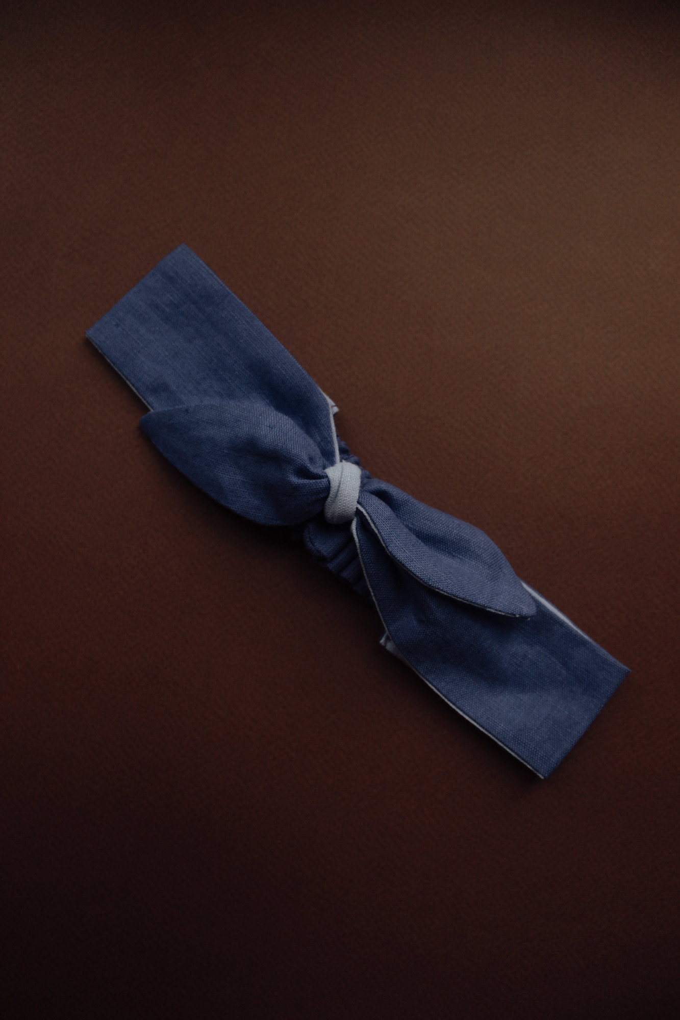 Повязка "солоха" лён фиалка + лаванда