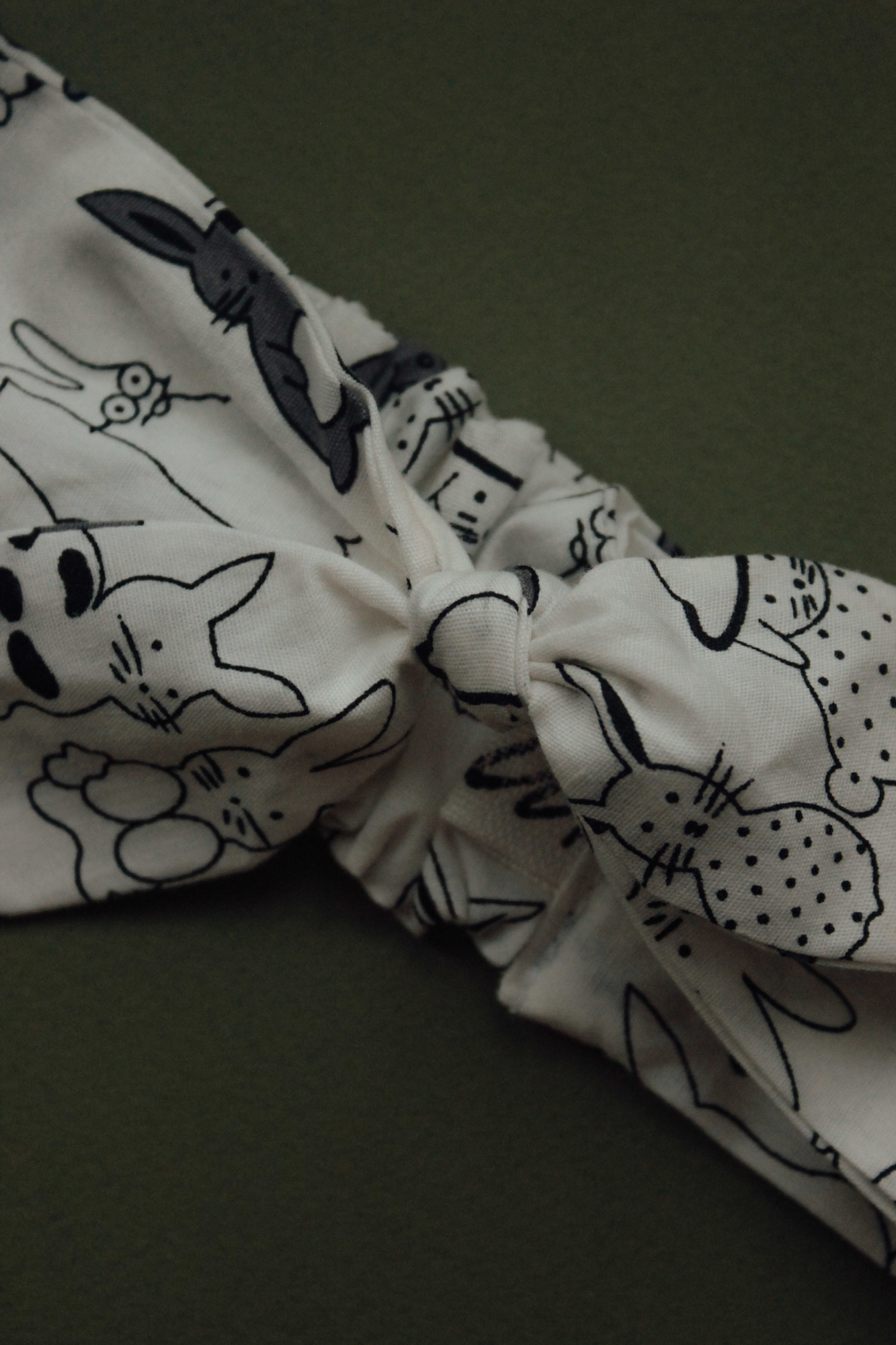 Повязка "солоха" хлопок зайцы