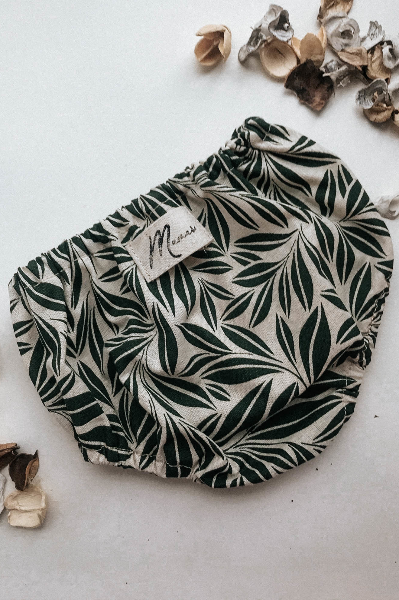 Трусы лён листья натур