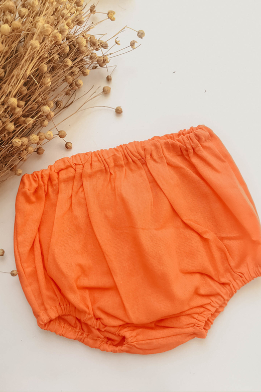 Трусы из хлопка морковный