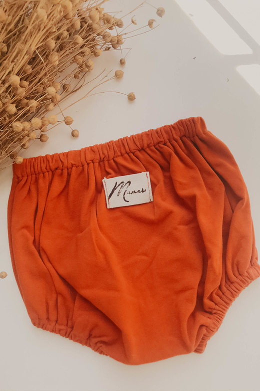 Трусы из хлопка терракот (трикотаж)