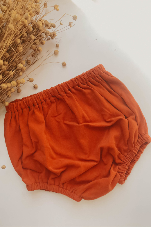 Трусы из хлопка терракот (трикотаж)