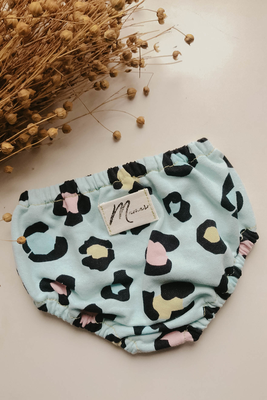 Трусы из хлопка лео мята (трикотаж)