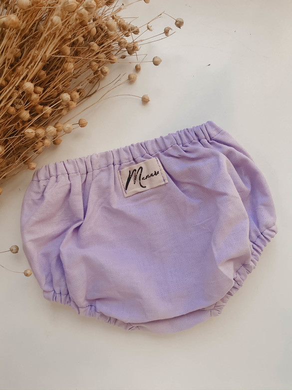 Трусы лён светлая лаванда