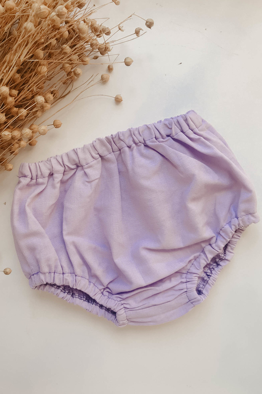 Трусы лён светлая лаванда