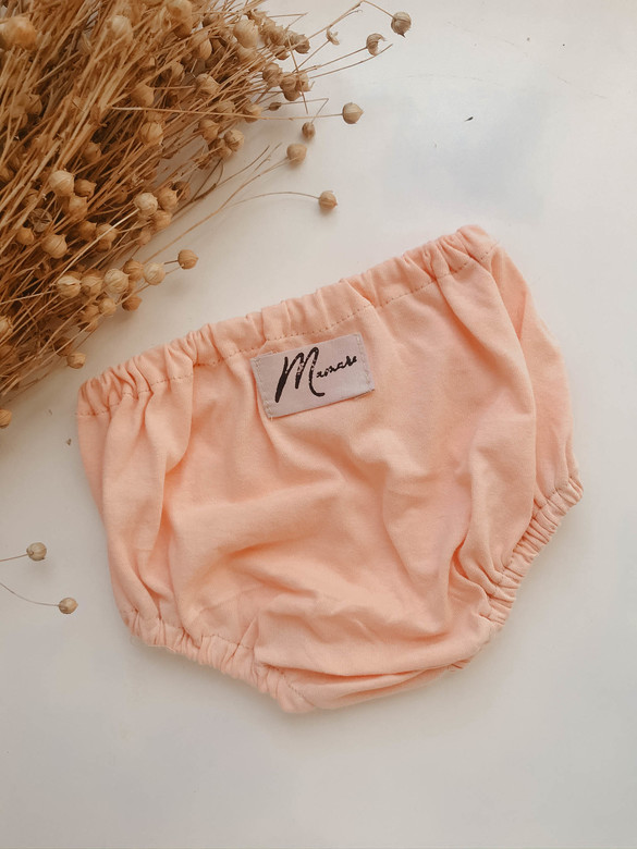 Трусы из хлопка персик (трикотаж)
