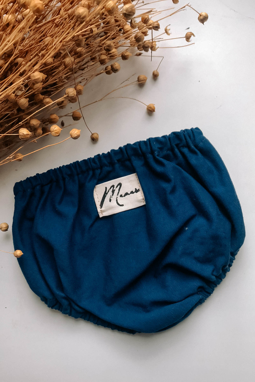 Трусы из хлопка индиго (трикотаж)