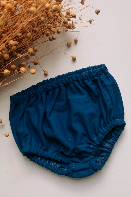 Трусы из хлопка индиго (трикотаж)