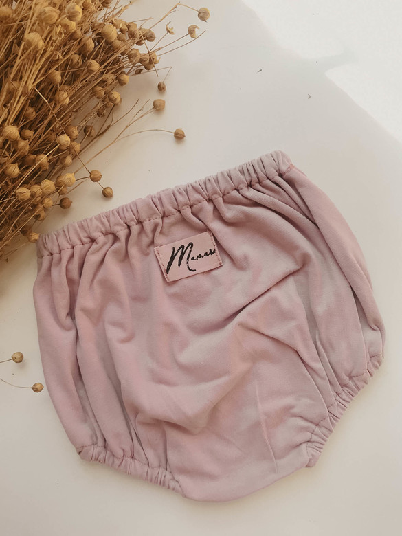 Трусы из хлопка пудра (плотный трикотаж)