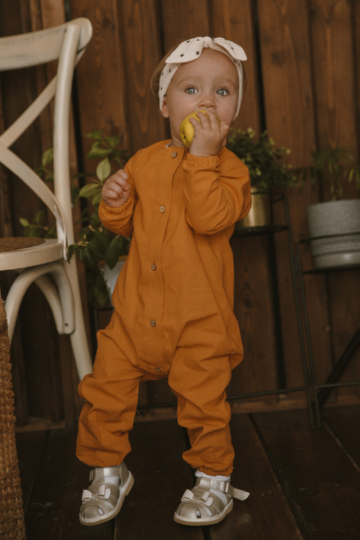 Комбинезон из хлопка оранж