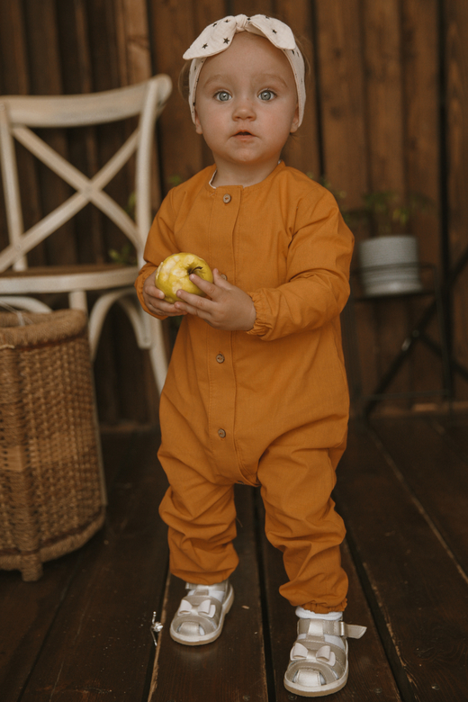 Комбинезон из хлопка оранж