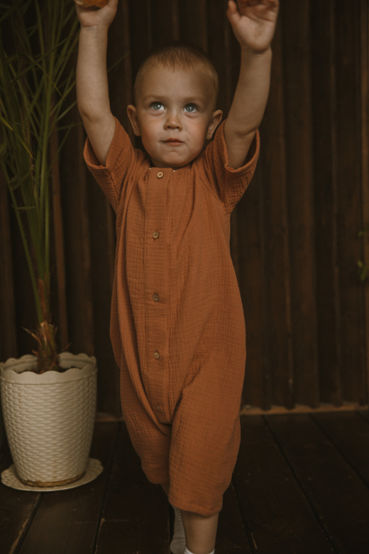 Песочник из муслина корица