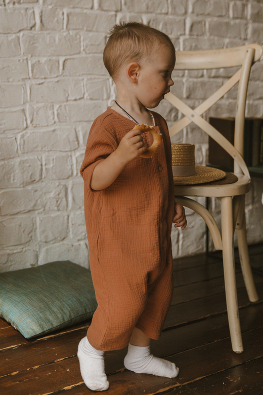 Песочник из муслина корица