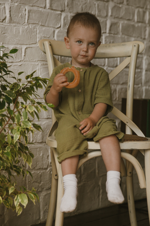 Песочник из муслина олива