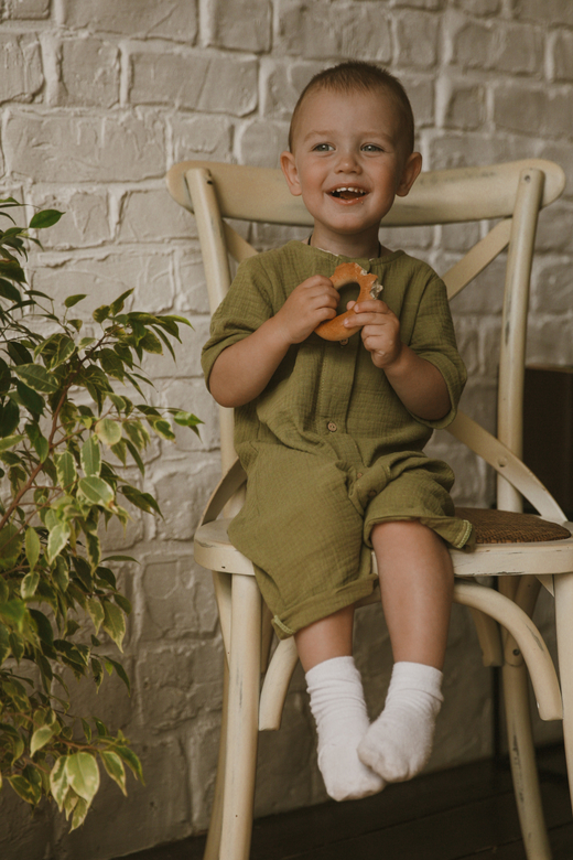 Песочник из муслина олива