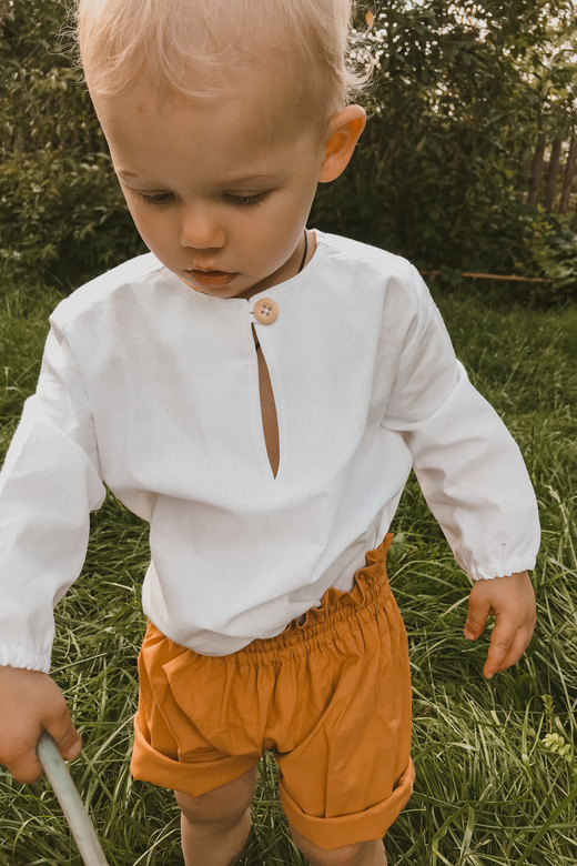 Шорты-блумеры унисекс из хлопка оранж