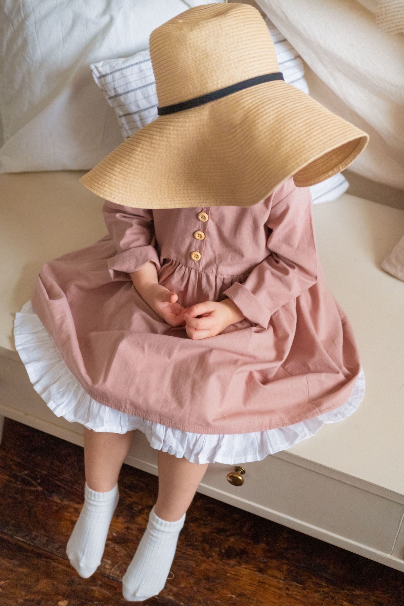 Платье ELLIE хлопок мокка-пудра