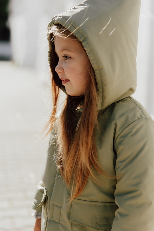 Куртка-парка унисекс плащёвая на хлопковом подкладе олива