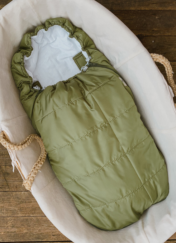 Конверт в коляску хаки осень/зима