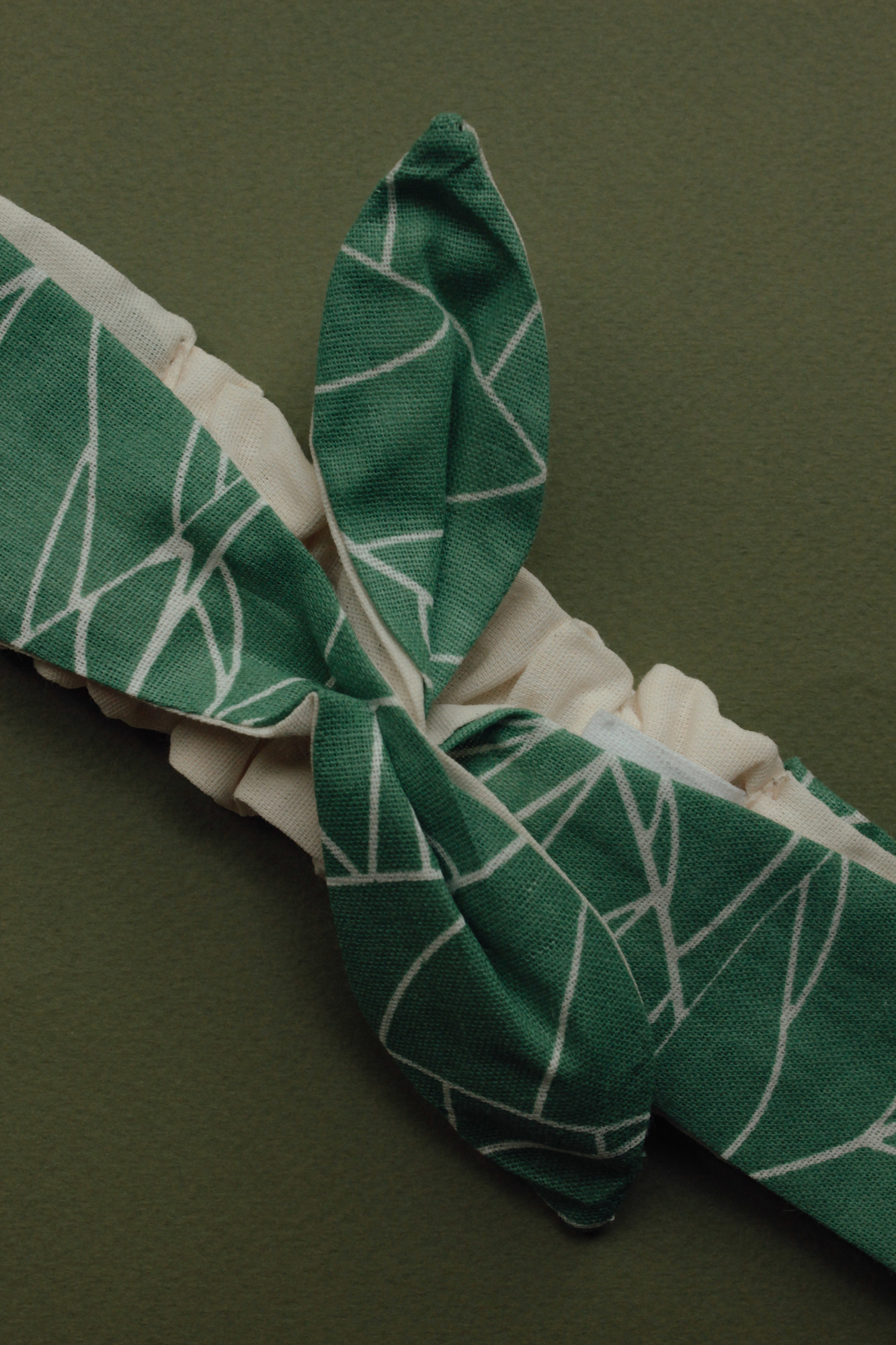 Повязка "солоха" хлопок листья + натур