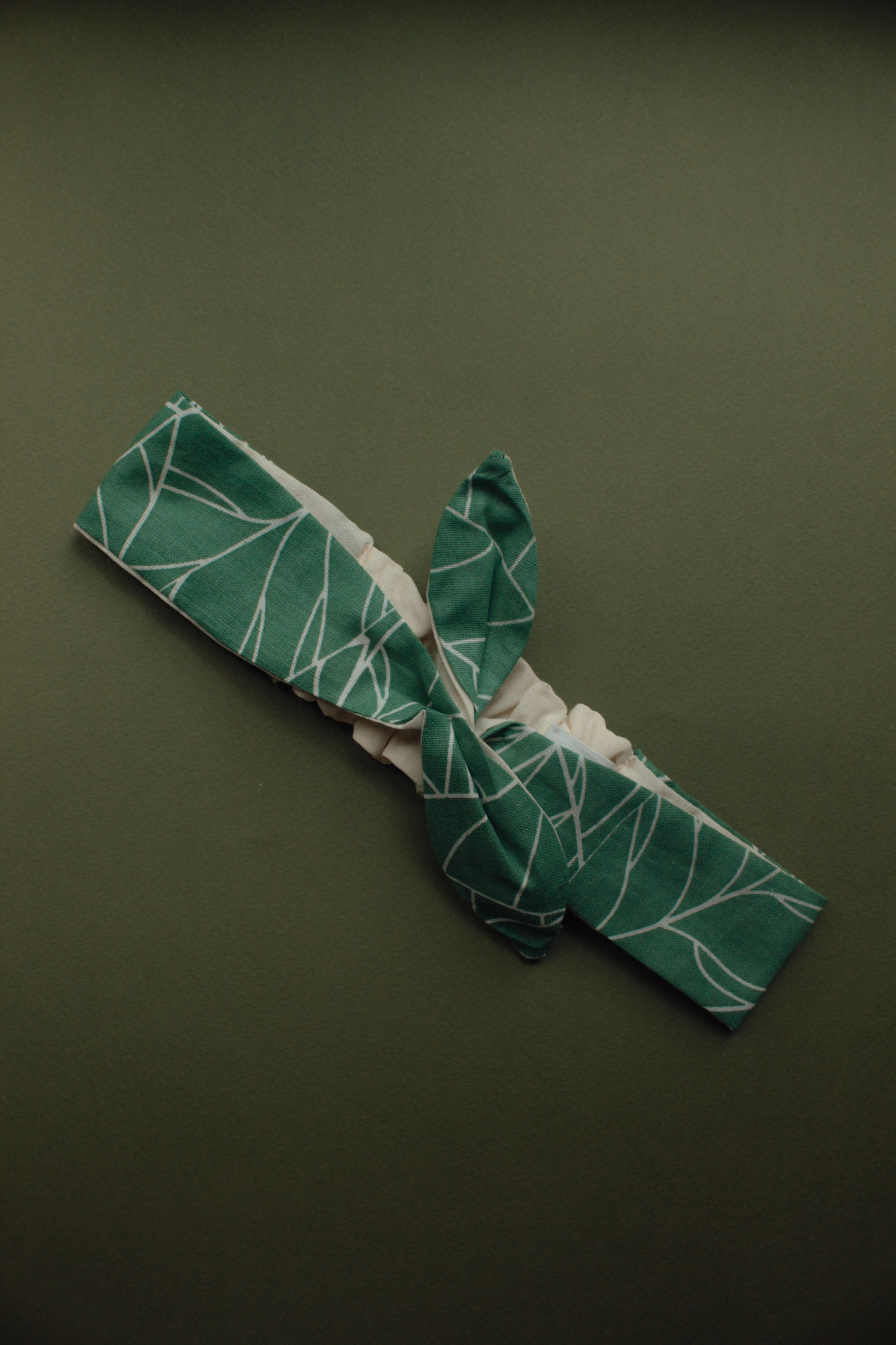 Повязка "солоха" хлопок листья + натур