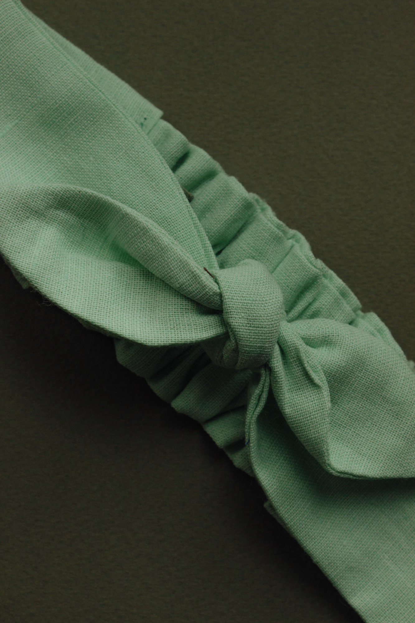 Повязка "солоха" лён яблоко