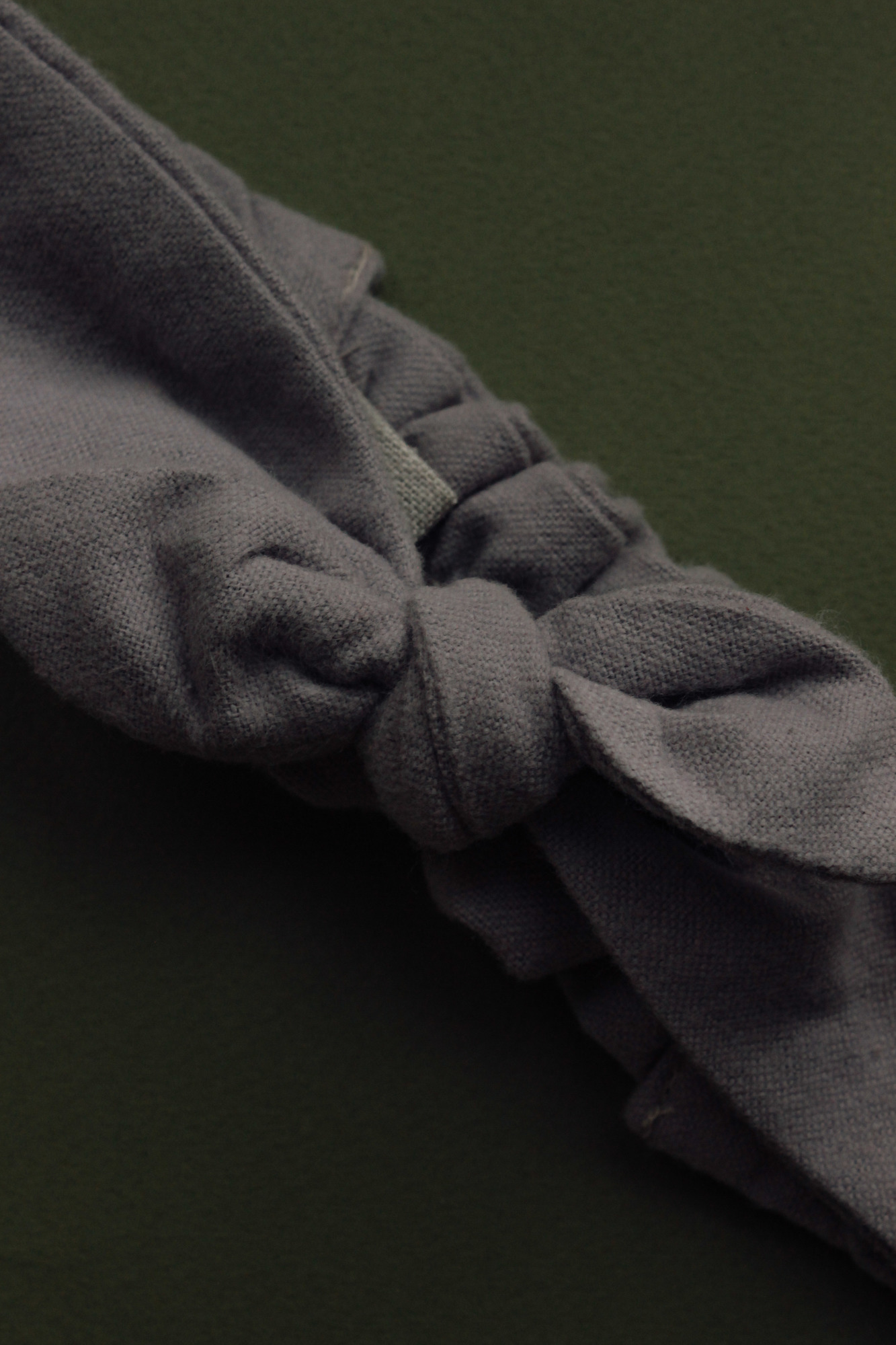 Повязка "солоха" хлопковая фланель лаванда