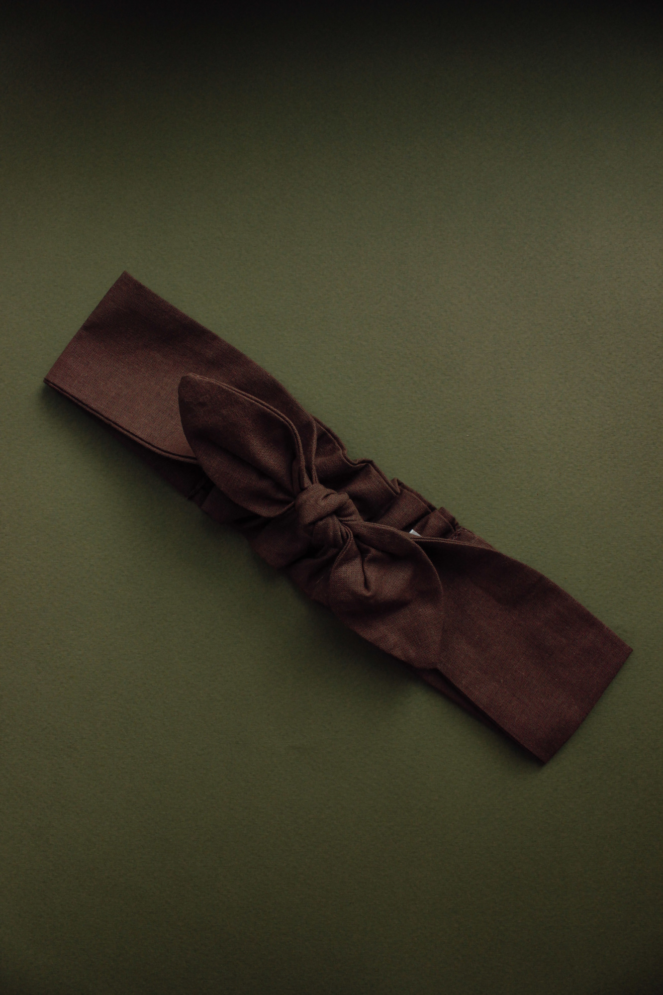 Повязка "солоха" хлопок шоколад